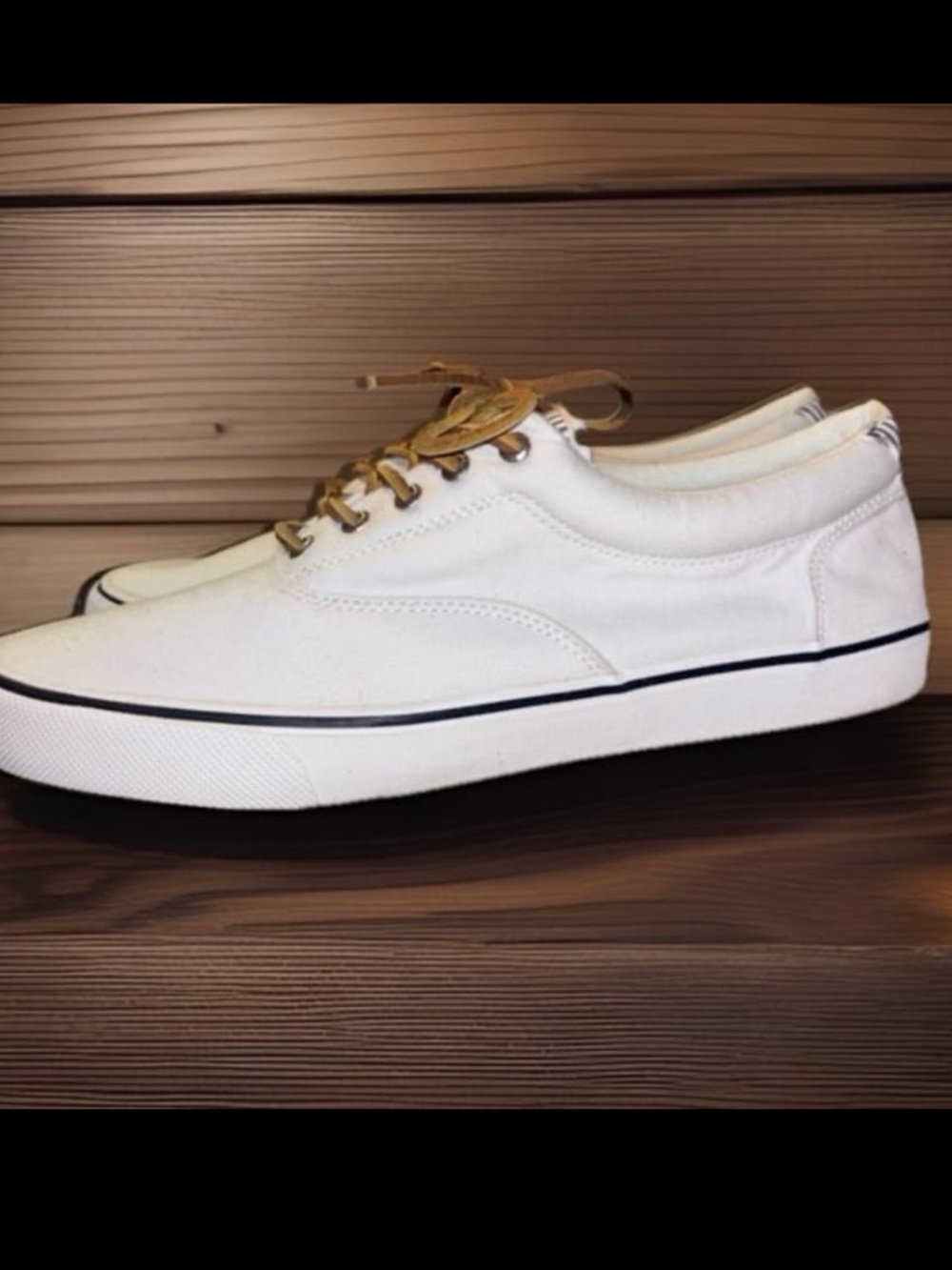 Sperry Striper II CVO Sneaker in white, Mens size 13